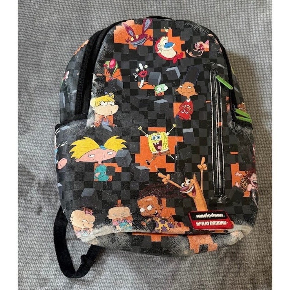 Sprayground Nickelodeon Limited Edition Backpack 90s Cartoon Characters Rare